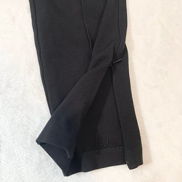 Talbots black stretch pull on elastic waist line detail skinny dress pants - Picture 7 of 8